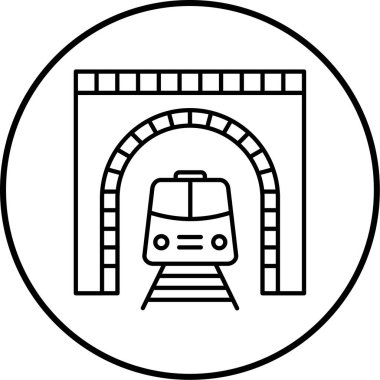 benzersiz tren simgesi vektörü