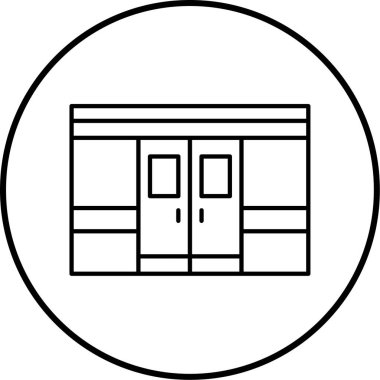 Yapı simgesinin vektör illüstrasyonu