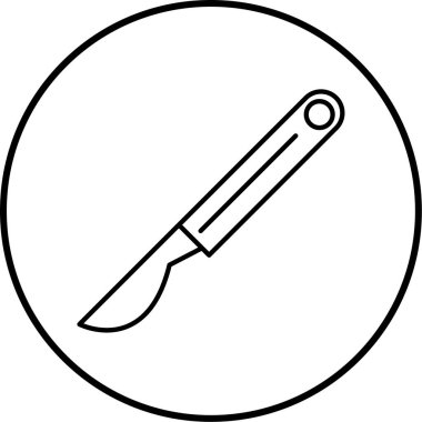 bıçak basit tasarım vektör çizimi