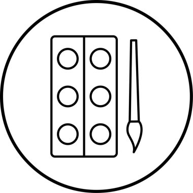 Eğitim simgesinin vektör illüstrasyonu