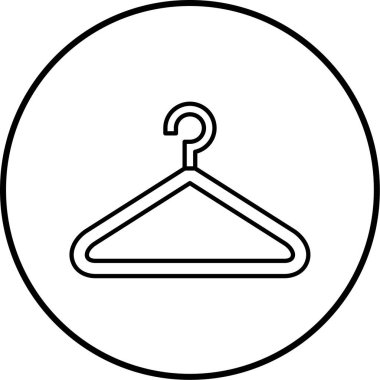 askı basit tasarım vektör çizimi