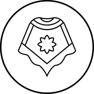 Panço. Web simgesi basit illüstrasyon