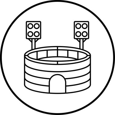 veritabanı. Web simgesi basit illüstrasyon