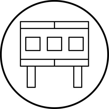 Mahkeme simge vektör çizim