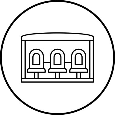 Modern eğitim ikonunun vektör illüstrasyonu