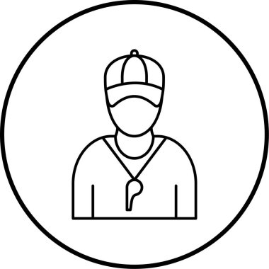 İnsan simgesinin vektör illüstrasyonu