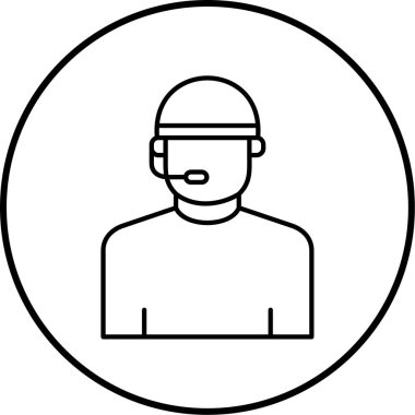 Erkek ve kadın ikonunun vektör illüstrasyonu