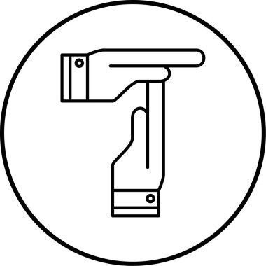 Birayı tutan elin vektör çizimi