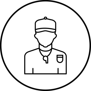 İnsan simgesinin vektör illüstrasyonu