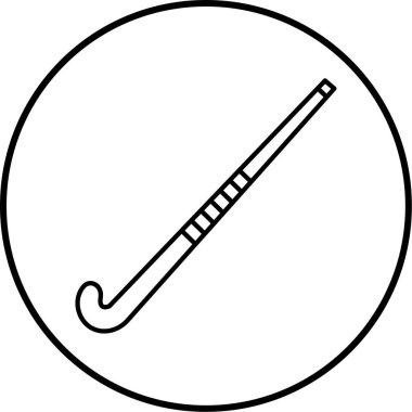 beysbol sopası simgesi, vektör illüstrasyonu