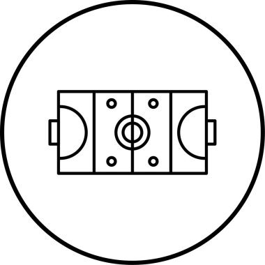 Stadyum simgesinin vektör illüstrasyonu