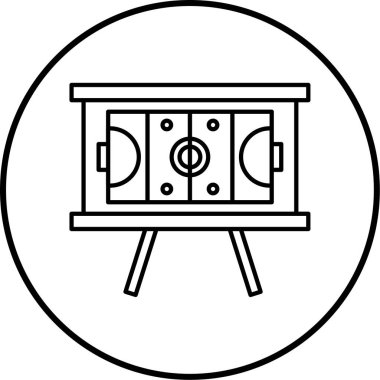 futbol maçı vektör çizim