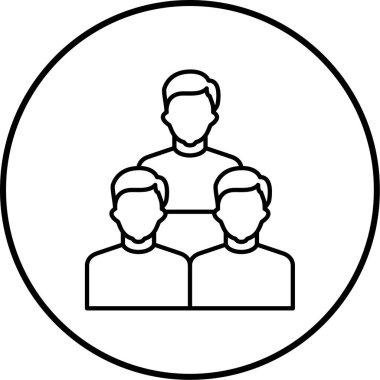 İş insanları vektör simgesi modern basit tasarım