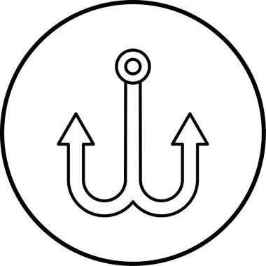 Kişisel ve ticari kullanım için balıkçılık vektörü simgesi