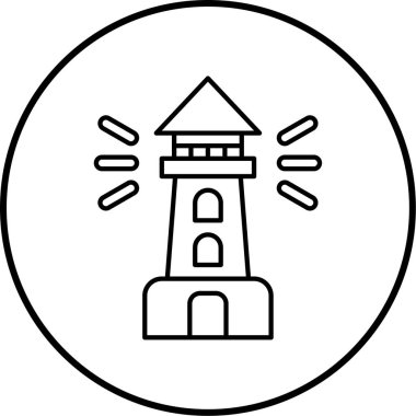 Seyahat ve turizm simgesinin vektör illüstrasyonu