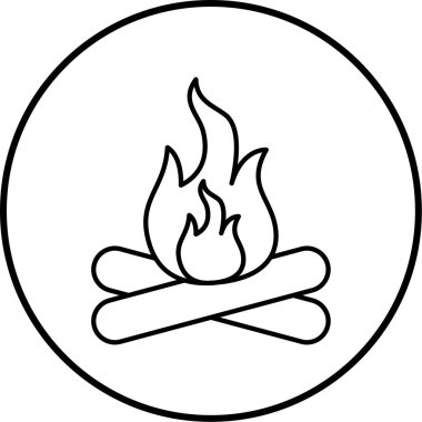 Moda tarzında kamp simgesi