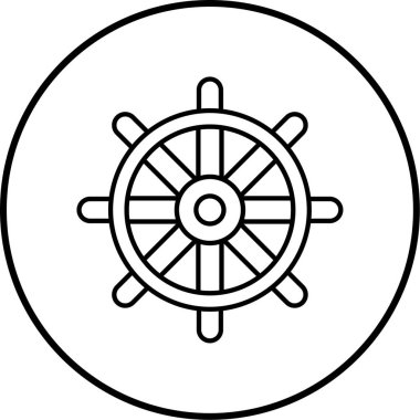 direksiyon simgesi vektör illüstrasyonu