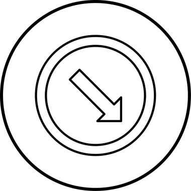 Yol simgesi, vektör illüstrasyonu 