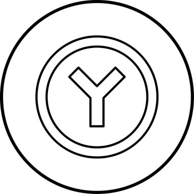 Bir b simgesinin vektör illüstrasyonu