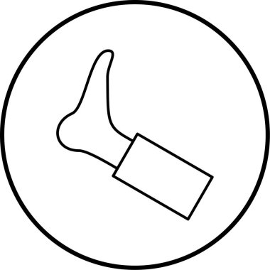 Fırçalı bir kadının vektör çizimi