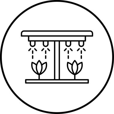 Yerleştirme simgesinin vektör illüstrasyonu