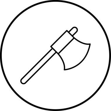 Balta modern simgenin vektör illüstrasyonu