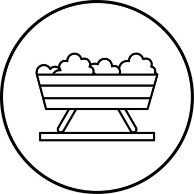 Gıda simgesinin vektör illüstrasyonu