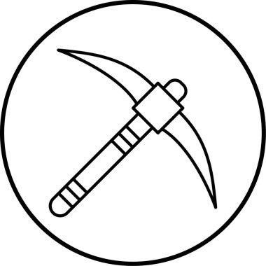 Bir araç simgesinin vektör illüstrasyonu