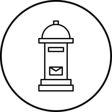 Kişisel ve ticari kullanım için resim simgesi, posta kutusu