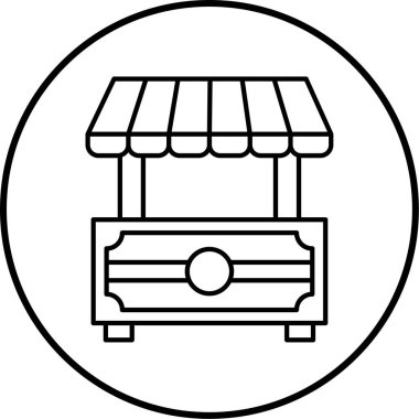 Alışveriş tezgahı. Basit tasarım