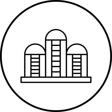 Yapı simgesinin vektör illüstrasyonu