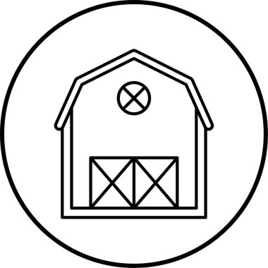 Bir ev simgesinin vektör illüstrasyonu