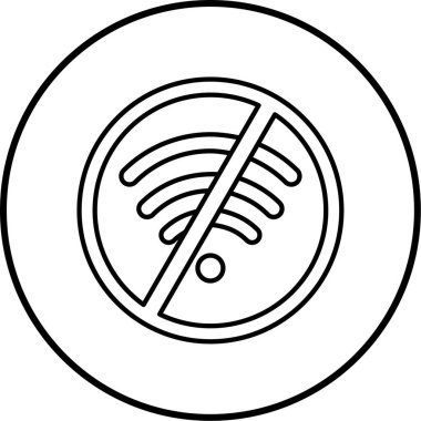 Kişisel ve ticari kullanım için resim simgesi. Kablosuz