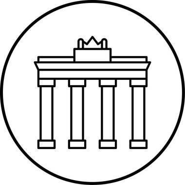 Yapı simgesinin vektör illüstrasyonu 