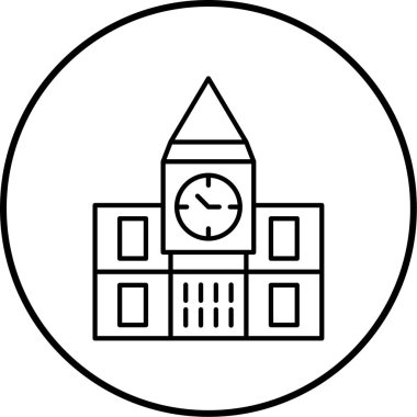 Yapı simgesinin vektör illüstrasyonu