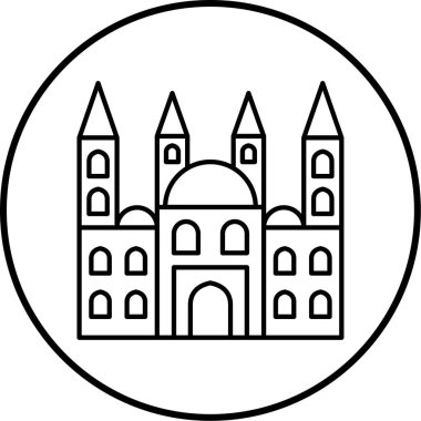 Yapı simgesinin vektör illüstrasyonu