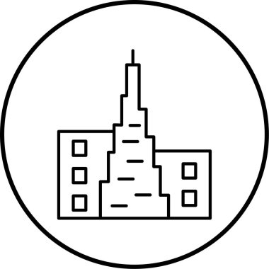 Yapı simgesinin vektör illüstrasyonu