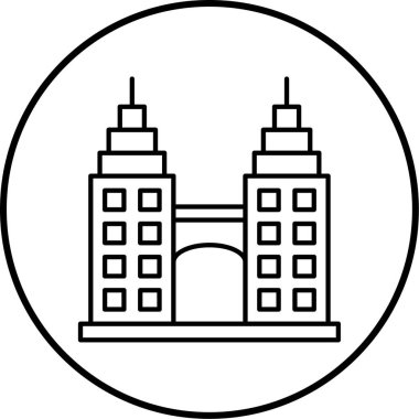 Yapı simgesinin vektör illüstrasyonu