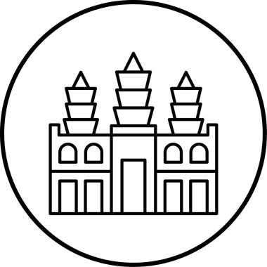 Yapı simgesinin vektör illüstrasyonu