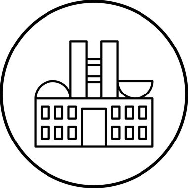 Yapı simgesinin vektör illüstrasyonu