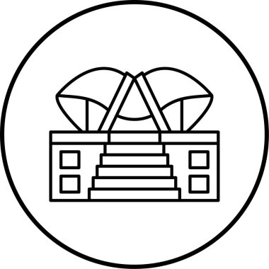 Yapı simgesinin vektör illüstrasyonu