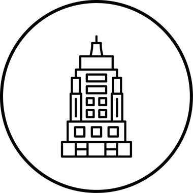 Yapı simgesinin vektör illüstrasyonu