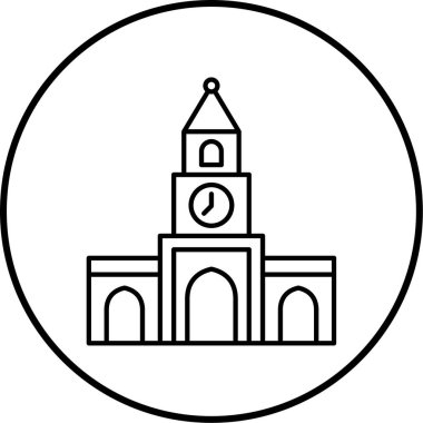 Yapı simgesinin vektör illüstrasyonu