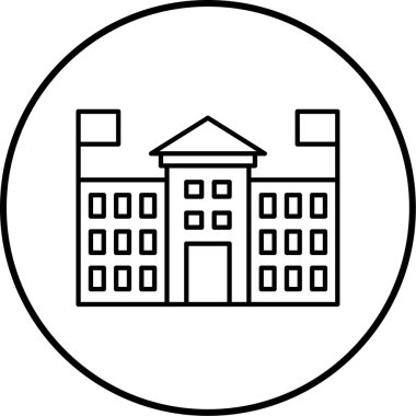 Yapı simgesinin vektör illüstrasyonu