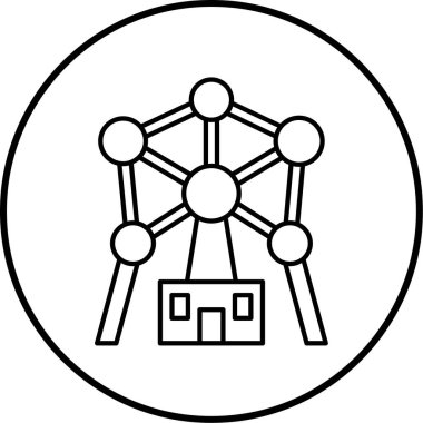 Yapı simgesinin vektör illüstrasyonu