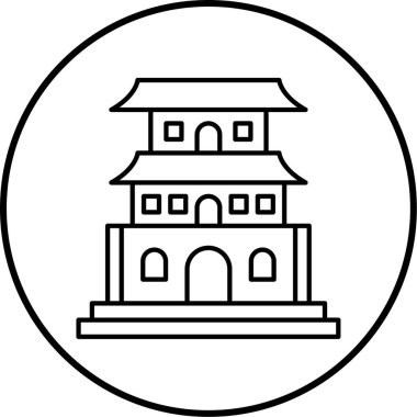 Yapı simgesinin vektör illüstrasyonu