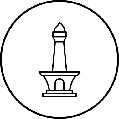 Yapı simgesinin vektör illüstrasyonu