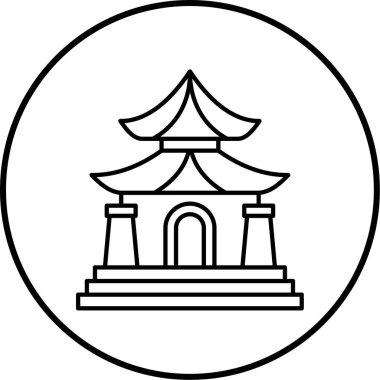 Yapı simgesinin vektör illüstrasyonu