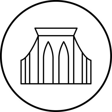 Yapı simgesinin vektör illüstrasyonu