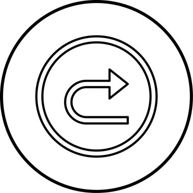 ok simgesinin vektör illüstrasyonu